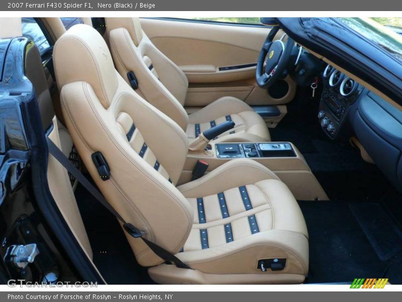 Nero (Black) / Beige 2007 Ferrari F430 Spider F1