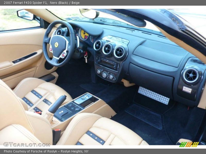Nero (Black) / Beige 2007 Ferrari F430 Spider F1