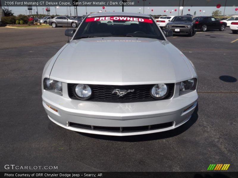 Satin Silver Metallic / Dark Charcoal 2006 Ford Mustang GT Deluxe Coupe