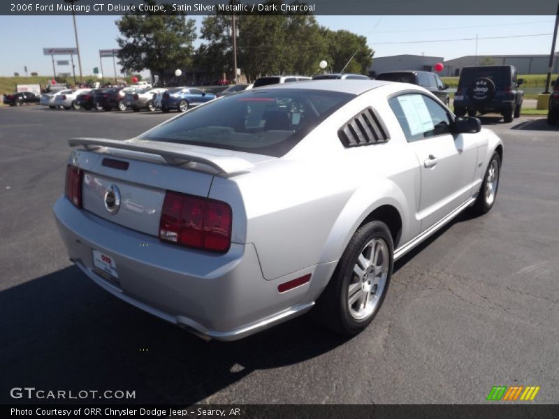 Satin Silver Metallic / Dark Charcoal 2006 Ford Mustang GT Deluxe Coupe