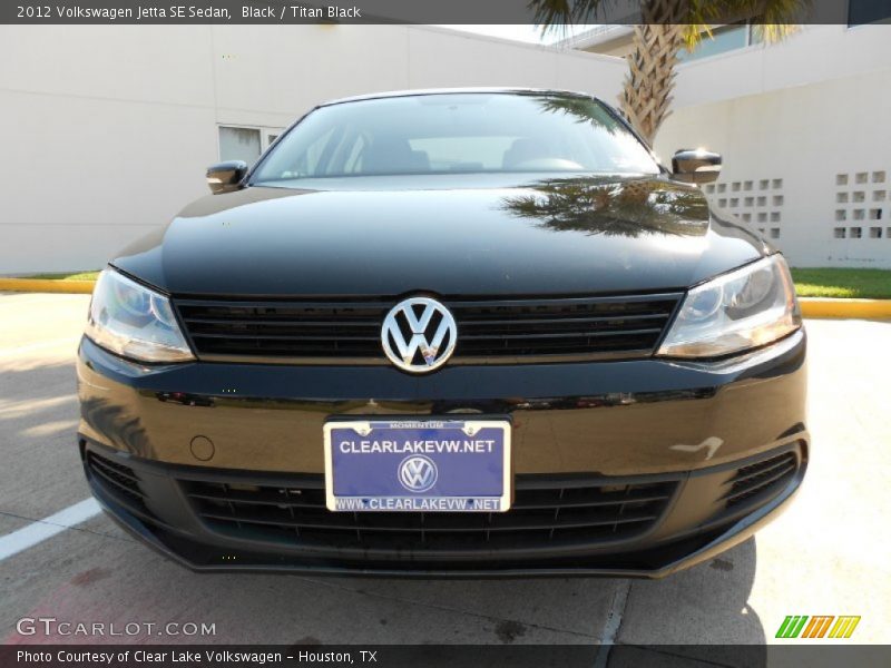 Black / Titan Black 2012 Volkswagen Jetta SE Sedan
