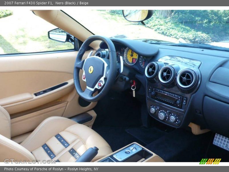 Nero (Black) / Beige 2007 Ferrari F430 Spider F1