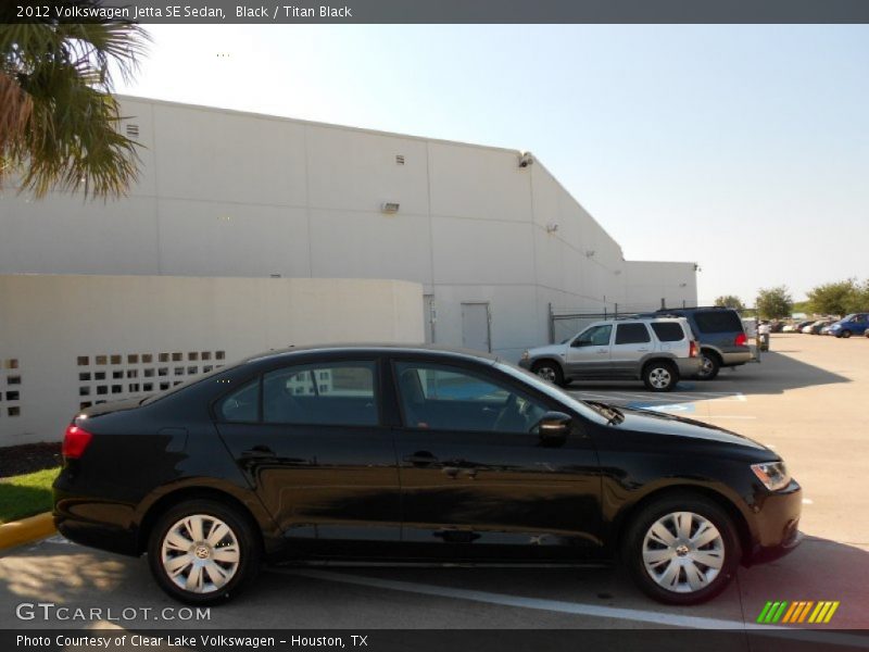 Black / Titan Black 2012 Volkswagen Jetta SE Sedan
