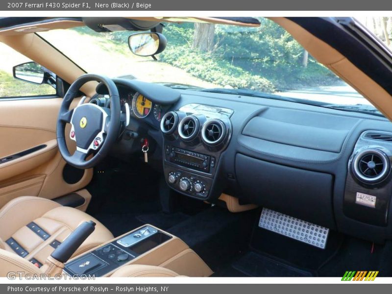 Nero (Black) / Beige 2007 Ferrari F430 Spider F1