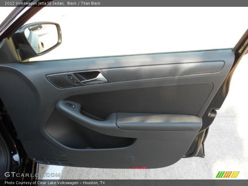 Black / Titan Black 2012 Volkswagen Jetta SE Sedan