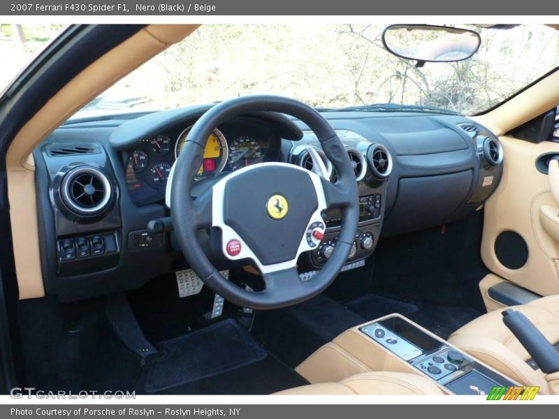 Nero (Black) / Beige 2007 Ferrari F430 Spider F1