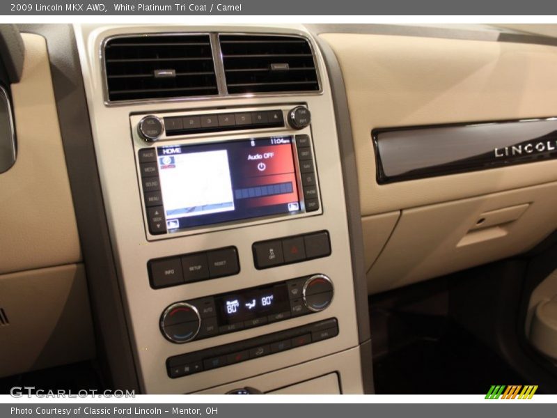 White Platinum Tri Coat / Camel 2009 Lincoln MKX AWD