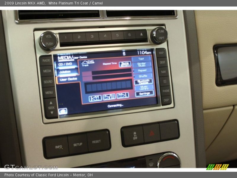 White Platinum Tri Coat / Camel 2009 Lincoln MKX AWD