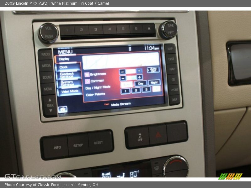 White Platinum Tri Coat / Camel 2009 Lincoln MKX AWD