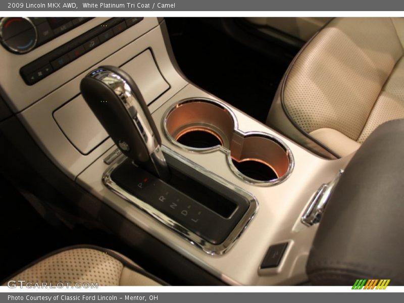 White Platinum Tri Coat / Camel 2009 Lincoln MKX AWD