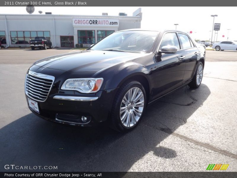 Gloss Black / Black 2011 Chrysler 300 C Hemi