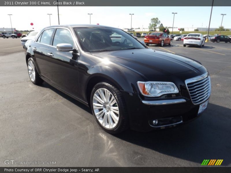 Gloss Black / Black 2011 Chrysler 300 C Hemi