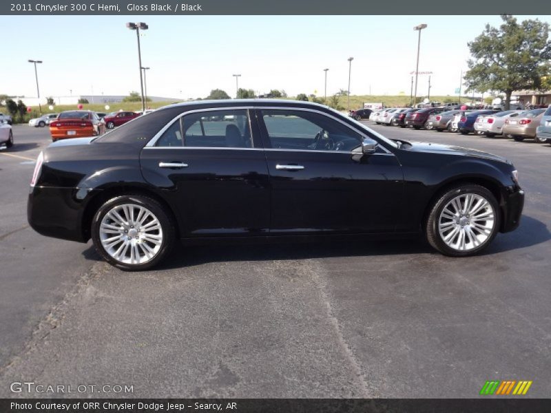 Gloss Black / Black 2011 Chrysler 300 C Hemi