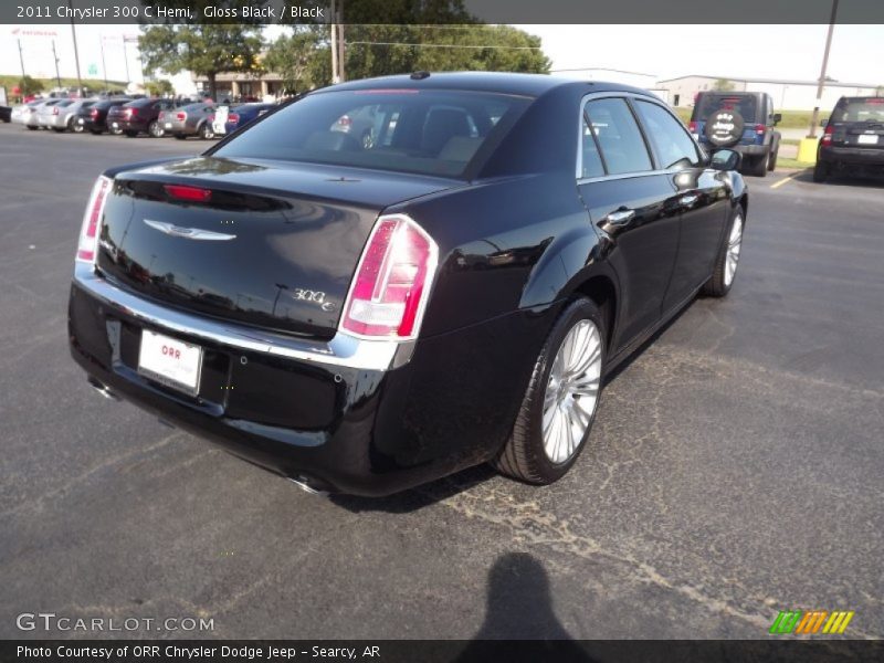 Gloss Black / Black 2011 Chrysler 300 C Hemi