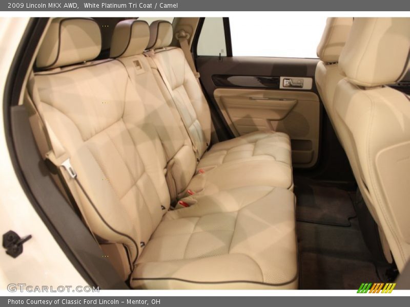 White Platinum Tri Coat / Camel 2009 Lincoln MKX AWD