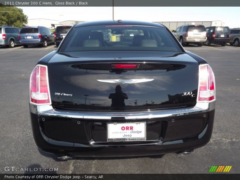 Gloss Black / Black 2011 Chrysler 300 C Hemi