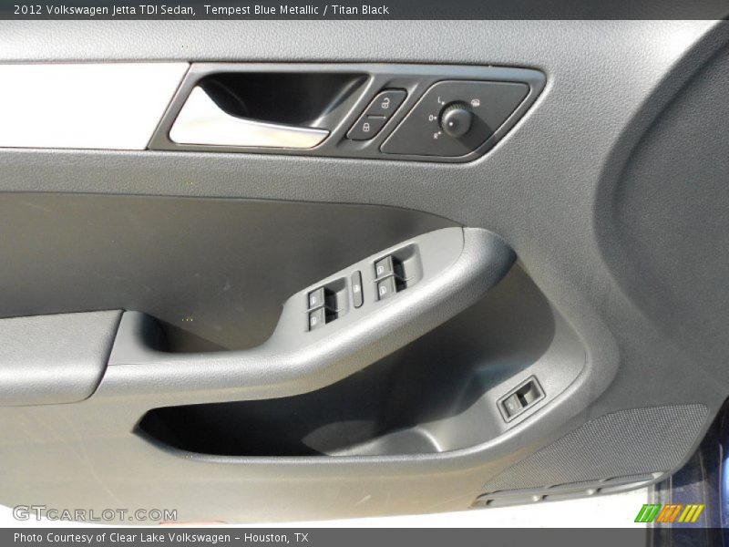 Tempest Blue Metallic / Titan Black 2012 Volkswagen Jetta TDI Sedan