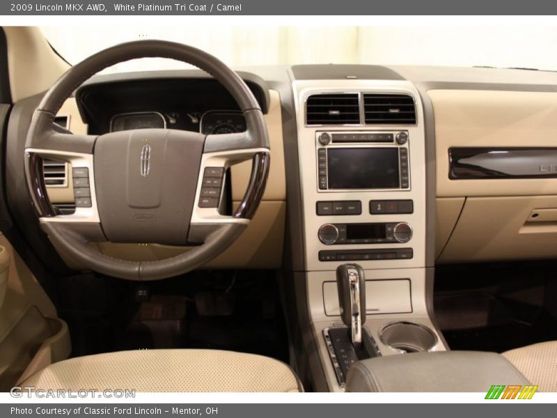 White Platinum Tri Coat / Camel 2009 Lincoln MKX AWD