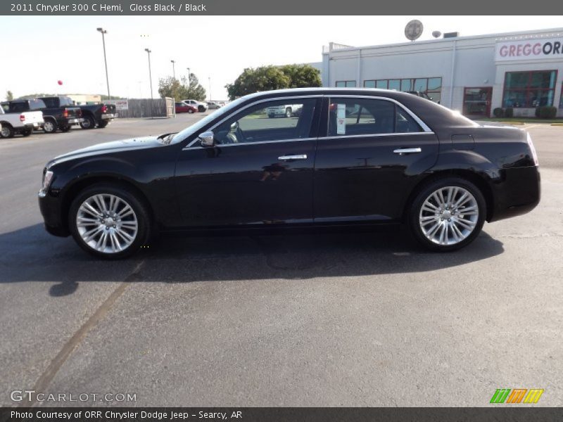 Gloss Black / Black 2011 Chrysler 300 C Hemi