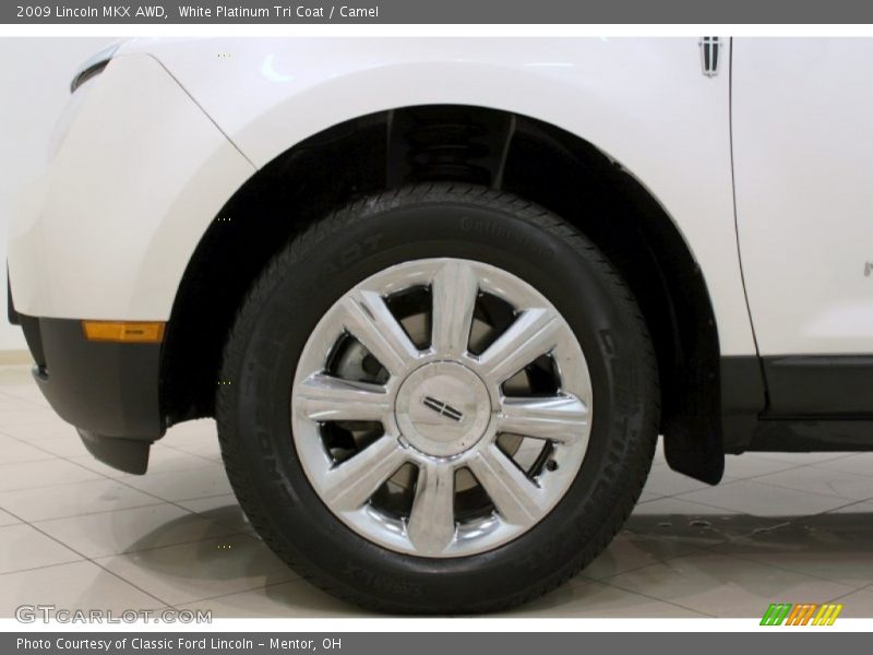 White Platinum Tri Coat / Camel 2009 Lincoln MKX AWD
