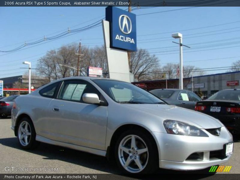 Alabaster Silver Metallic / Ebony 2006 Acura RSX Type S Sports Coupe