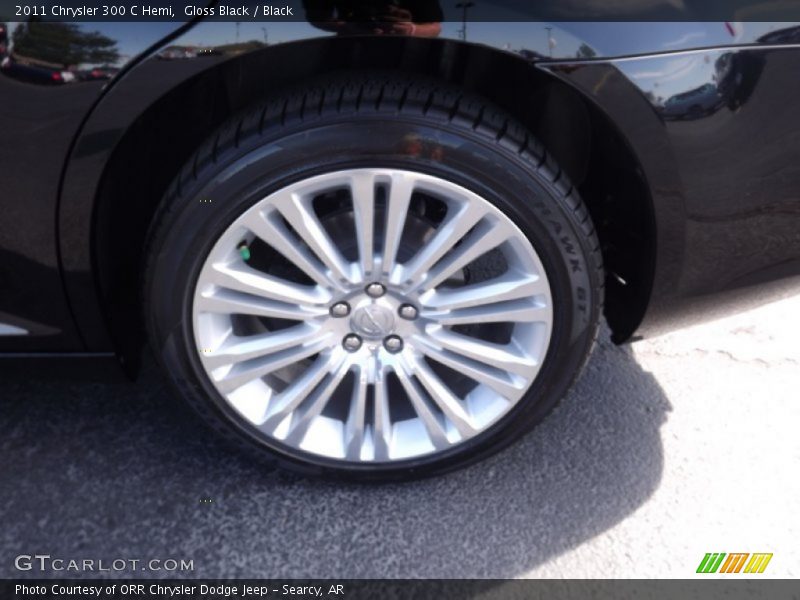 Gloss Black / Black 2011 Chrysler 300 C Hemi