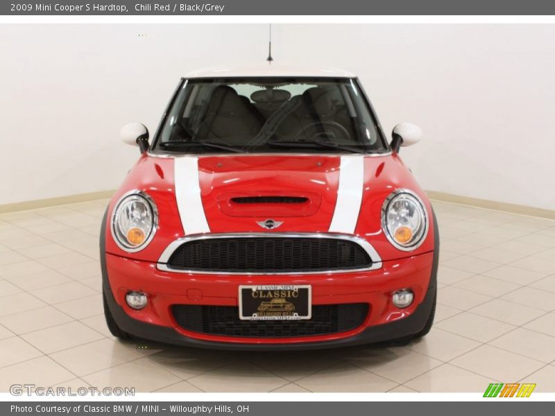 Chili Red / Black/Grey 2009 Mini Cooper S Hardtop