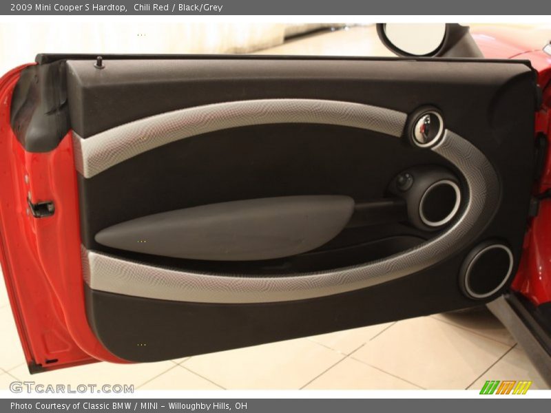 Chili Red / Black/Grey 2009 Mini Cooper S Hardtop