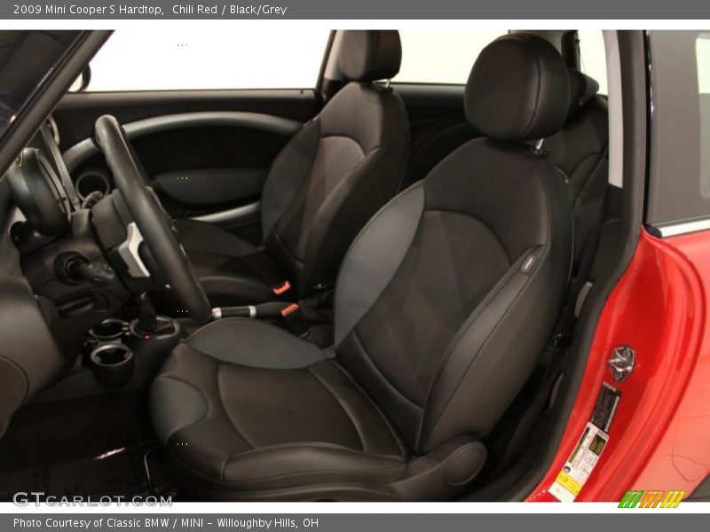 Chili Red / Black/Grey 2009 Mini Cooper S Hardtop
