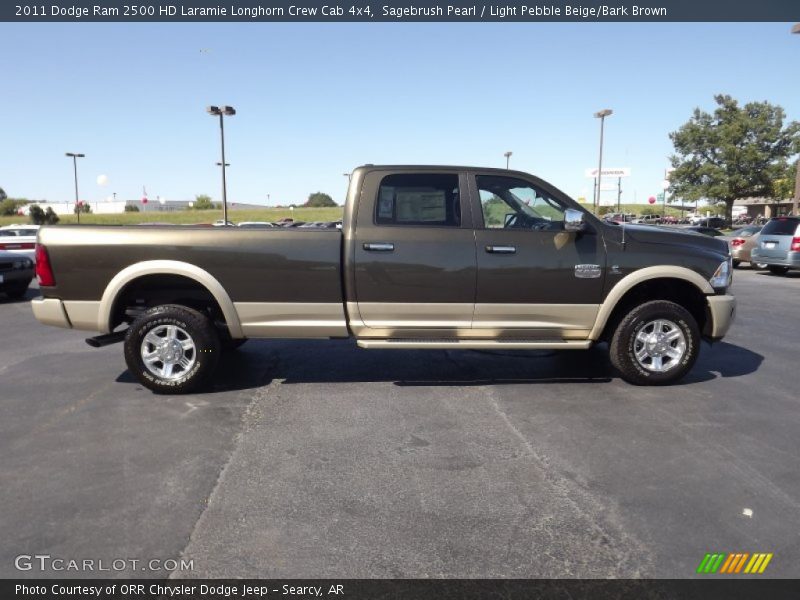  2011 Ram 2500 HD Laramie Longhorn Crew Cab 4x4 Sagebrush Pearl