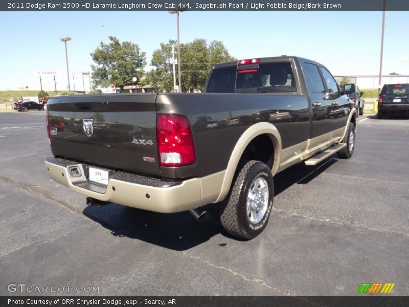  2011 Ram 2500 HD Laramie Longhorn Crew Cab 4x4 Sagebrush Pearl