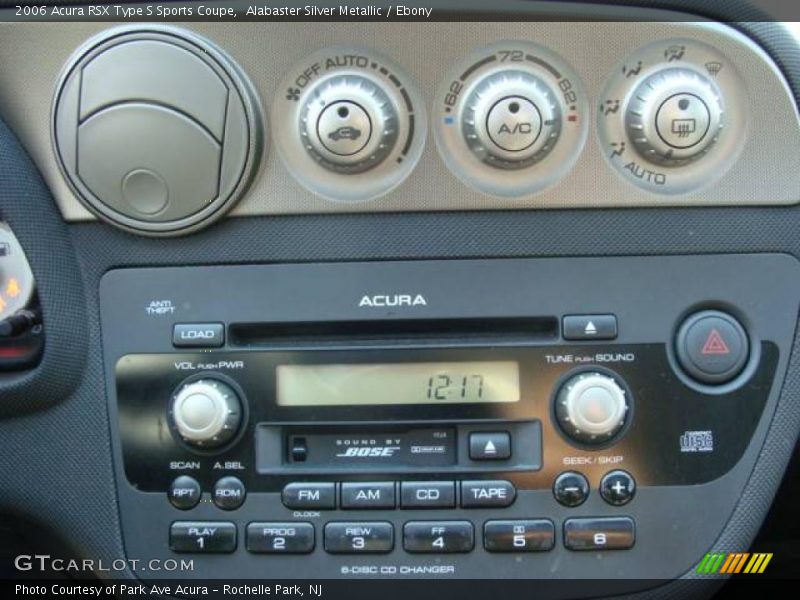 Alabaster Silver Metallic / Ebony 2006 Acura RSX Type S Sports Coupe