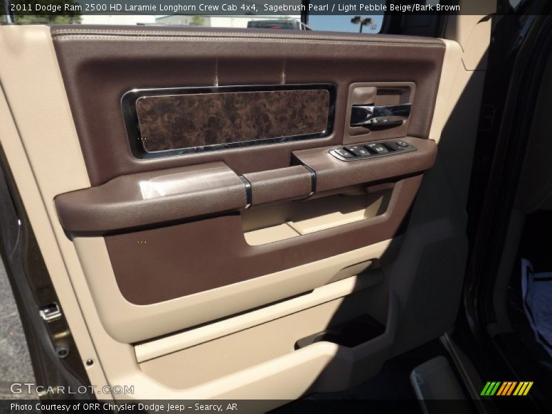 Sagebrush Pearl / Light Pebble Beige/Bark Brown 2011 Dodge Ram 2500 HD Laramie Longhorn Crew Cab 4x4
