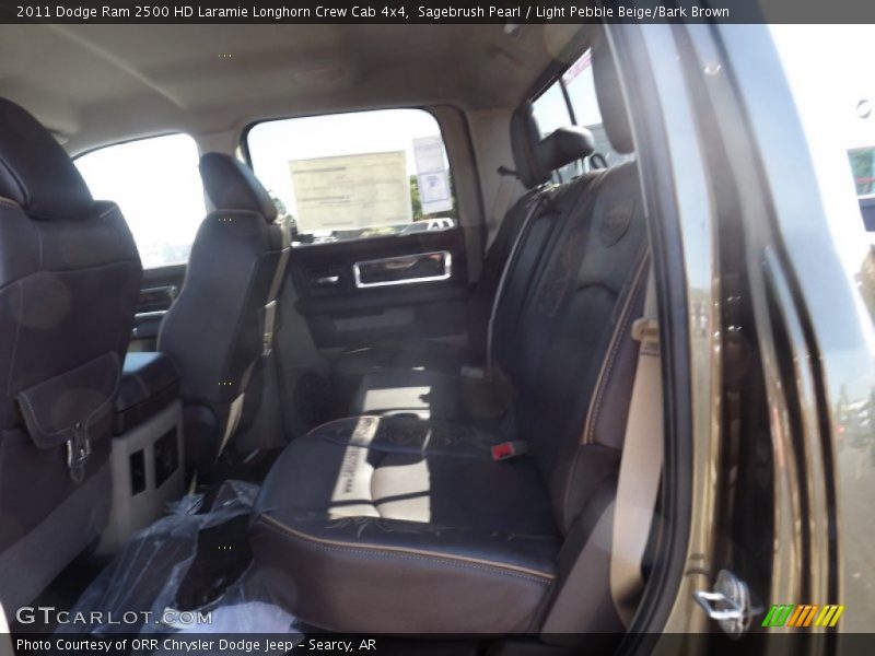 Sagebrush Pearl / Light Pebble Beige/Bark Brown 2011 Dodge Ram 2500 HD Laramie Longhorn Crew Cab 4x4