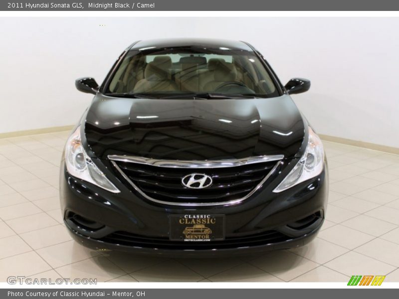 Midnight Black / Camel 2011 Hyundai Sonata GLS