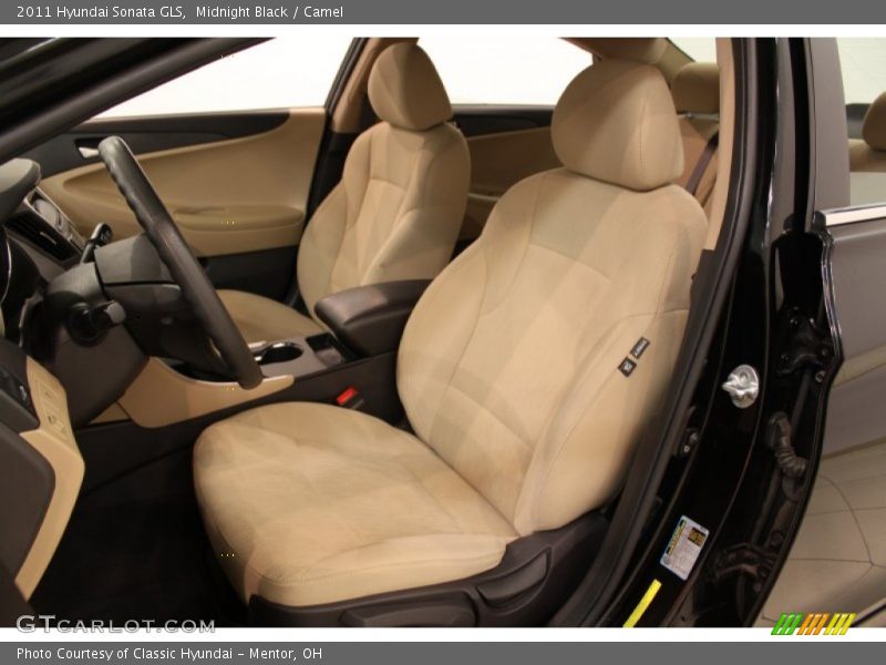 Midnight Black / Camel 2011 Hyundai Sonata GLS