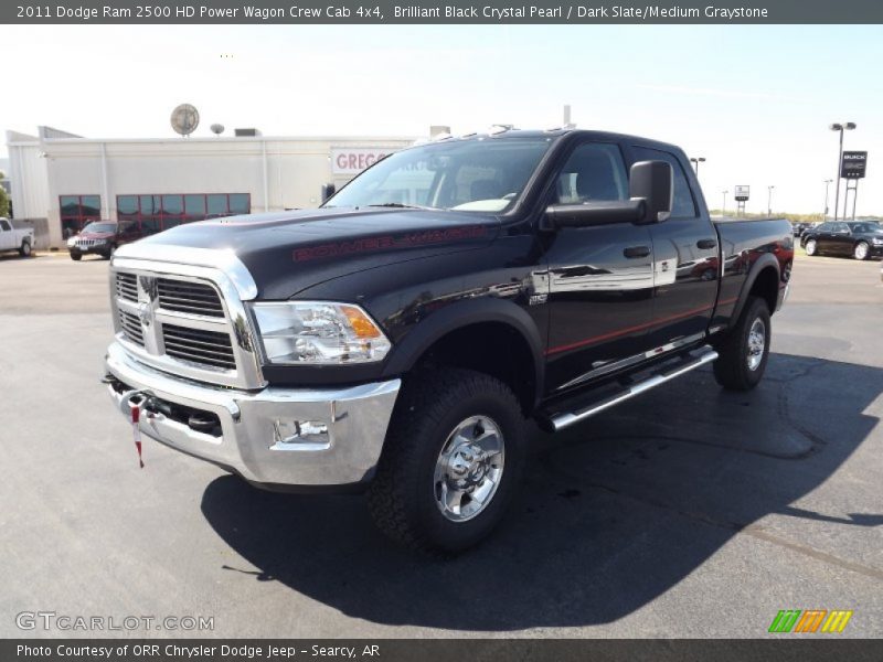 Brilliant Black Crystal Pearl / Dark Slate/Medium Graystone 2011 Dodge Ram 2500 HD Power Wagon Crew Cab 4x4