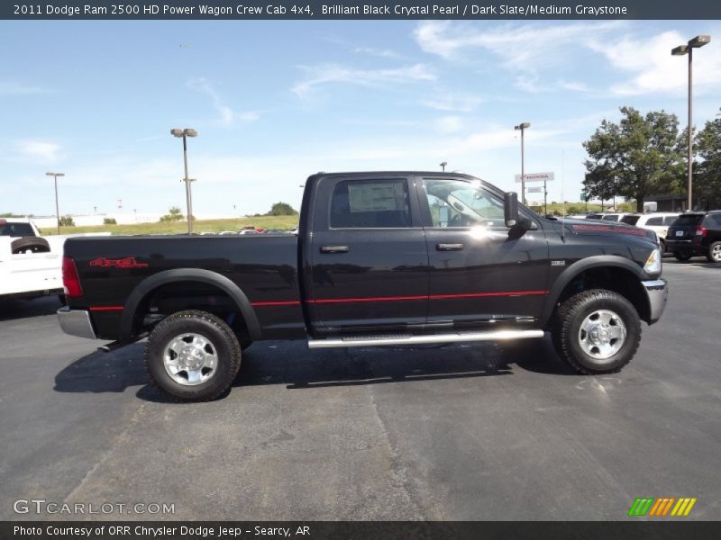  2011 Ram 2500 HD Power Wagon Crew Cab 4x4 Brilliant Black Crystal Pearl