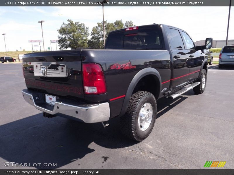 Brilliant Black Crystal Pearl / Dark Slate/Medium Graystone 2011 Dodge Ram 2500 HD Power Wagon Crew Cab 4x4