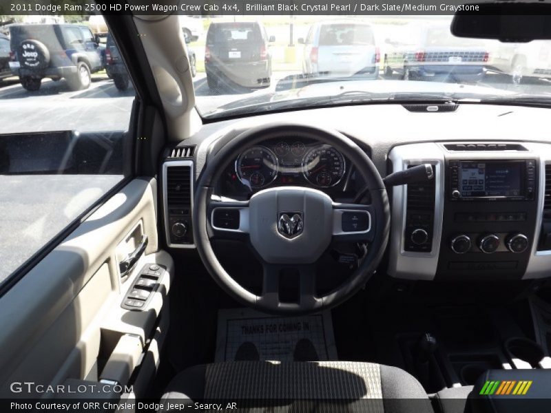 Brilliant Black Crystal Pearl / Dark Slate/Medium Graystone 2011 Dodge Ram 2500 HD Power Wagon Crew Cab 4x4