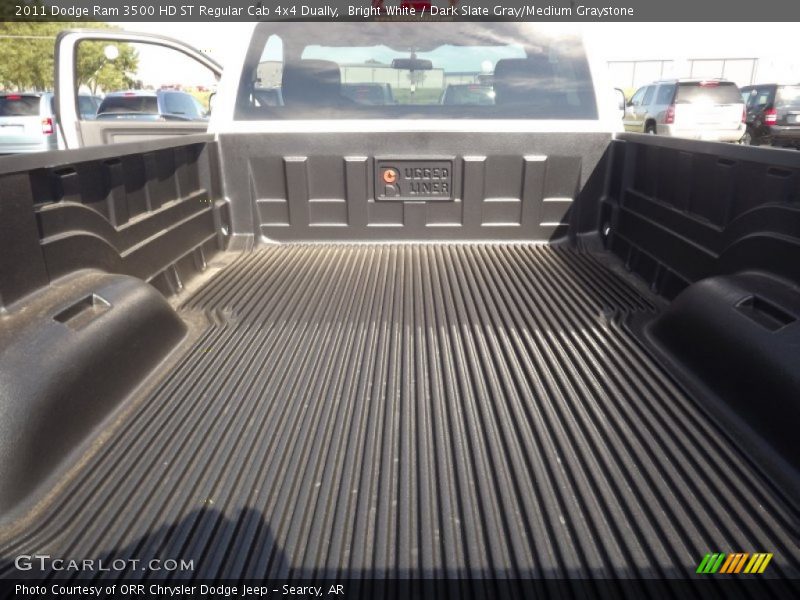 Bright White / Dark Slate Gray/Medium Graystone 2011 Dodge Ram 3500 HD ST Regular Cab 4x4 Dually