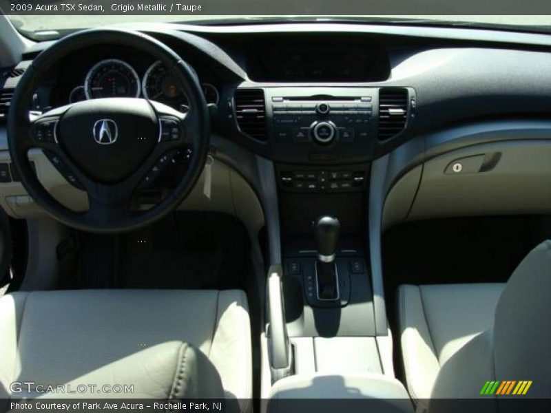 Grigio Metallic / Taupe 2009 Acura TSX Sedan