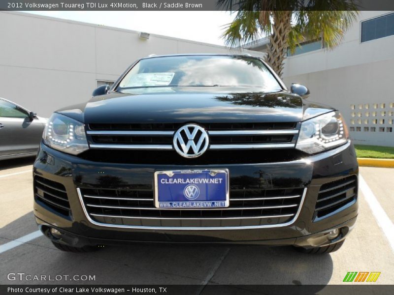 Black / Saddle Brown 2012 Volkswagen Touareg TDI Lux 4XMotion
