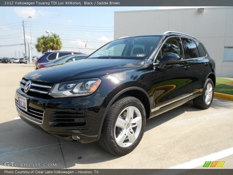 Black / Saddle Brown 2012 Volkswagen Touareg TDI Lux 4XMotion