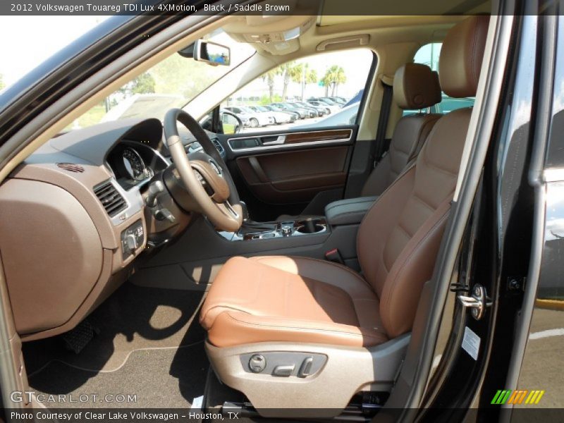  2012 Touareg TDI Lux 4XMotion Saddle Brown Interior