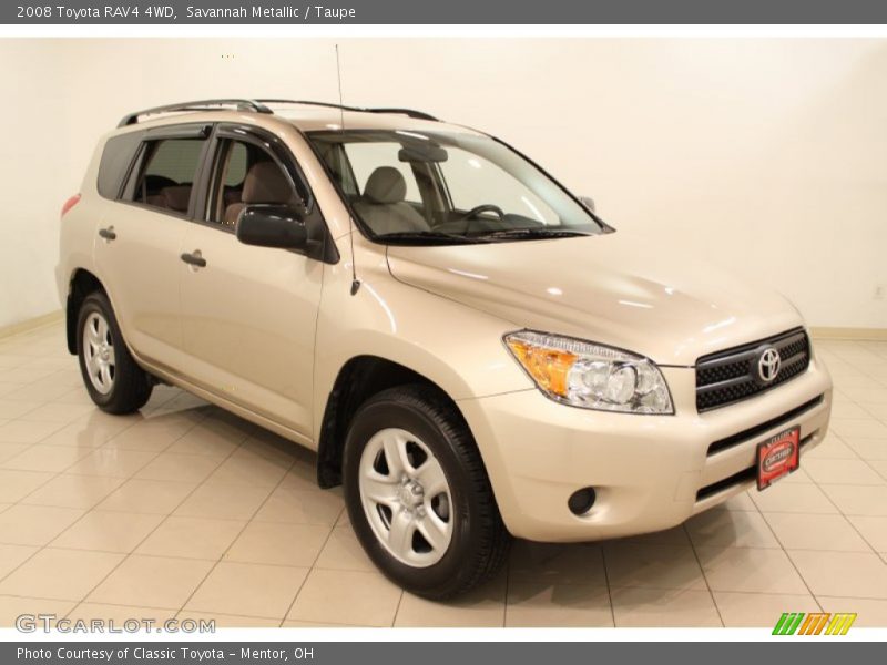 Savannah Metallic / Taupe 2008 Toyota RAV4 4WD