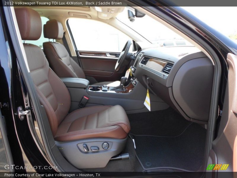  2012 Touareg TDI Lux 4XMotion Saddle Brown Interior