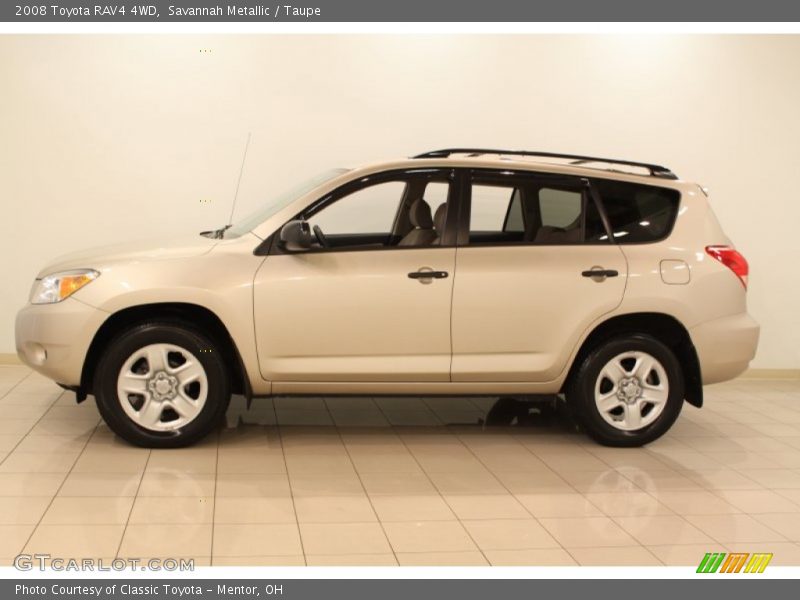 Savannah Metallic / Taupe 2008 Toyota RAV4 4WD