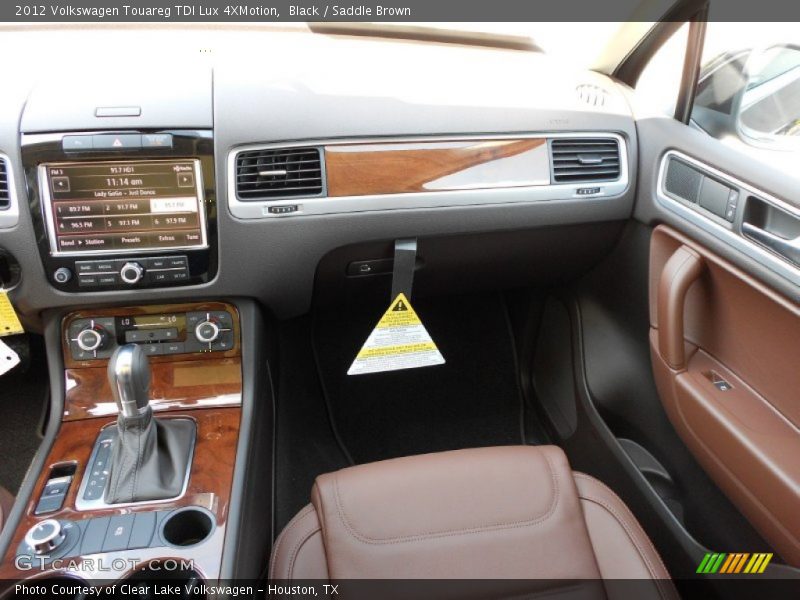 Black / Saddle Brown 2012 Volkswagen Touareg TDI Lux 4XMotion