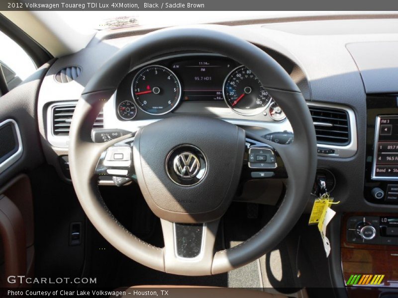 Black / Saddle Brown 2012 Volkswagen Touareg TDI Lux 4XMotion